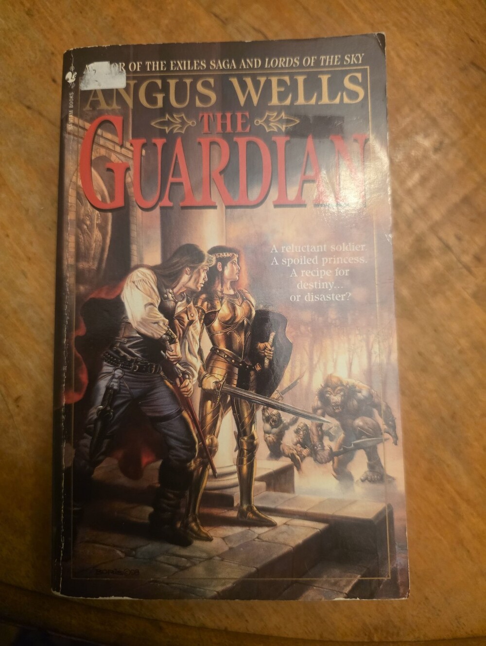 The Guardian by Angus Wells - Fantasy Paperback Book (Bantam)